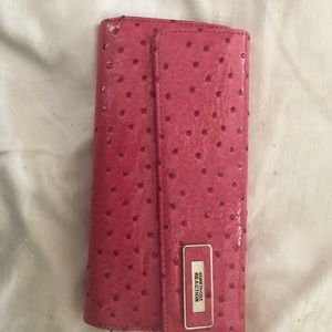 Pink Kenneth Cole trifold wallet